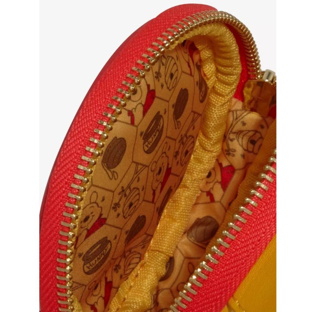 Loungefly Disney Winnie the Pooh Figural Pooh Bear Corduroy Coin Purse NWT - Picture 4 of 8